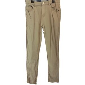 Lucky Brand Boys Size 16 28" Waist‎ Authentic Skinny Stretch Khaki Pants Uniform